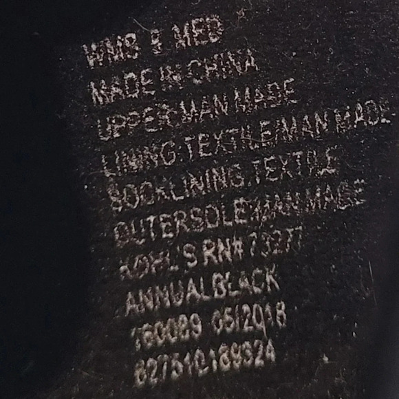 APT. 9 Black Peep Toe Block Heel Sandals - Picture 8 of 9